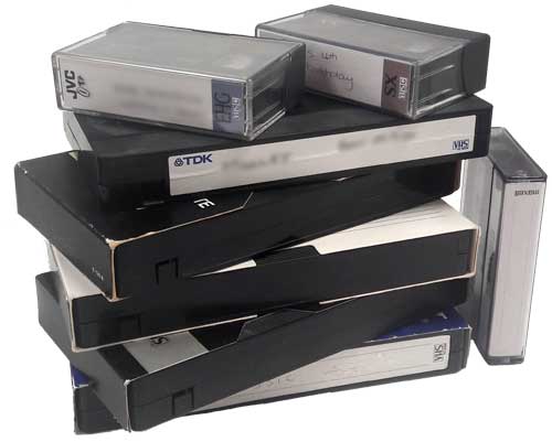Pile of tapes